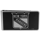 Wallets & Checkbook Covers NHL - New York Rangers Black and Steel Money Clip JM Sports-7