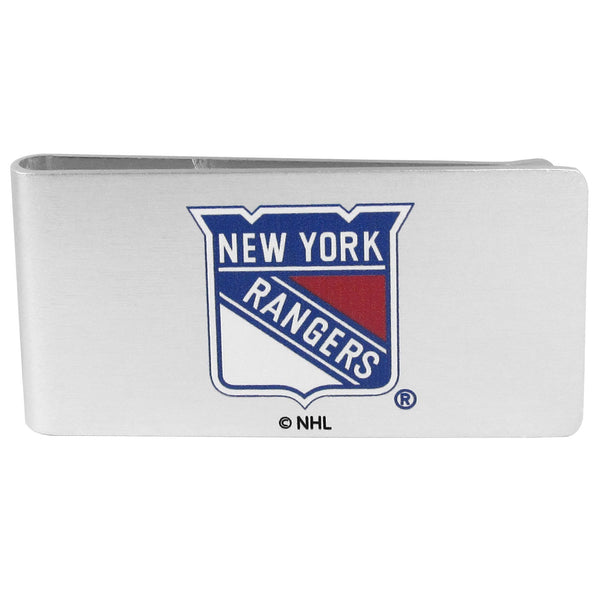 Wallets & Checkbook Covers NHL - New York Rangers Logo Money Clip JM Sports-7