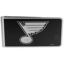 Wallets & Checkbook Covers NHL - St. Louis Blues Black and Steel Money Clip JM Sports-7