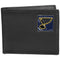 Wallets & Checkbook Covers NHL - St. Louis Blues Leather Bi-fold Wallet Packaged in Gift Box JM Sports-7