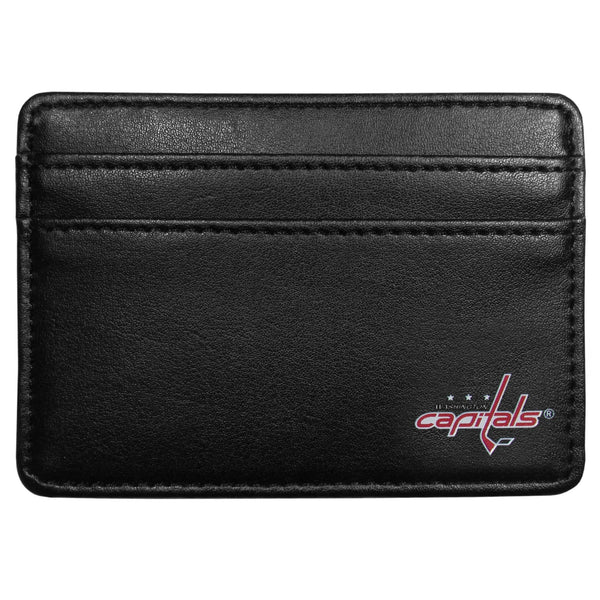 Wallets & Checkbook Covers NHL Store Washington Capitals Weekend Men's Leather Wallet JM Sports-7