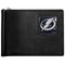 Wallets & Checkbook Covers NHL - Tampa Bay Lightning Leather Bill Clip Wallet JM Sports-7