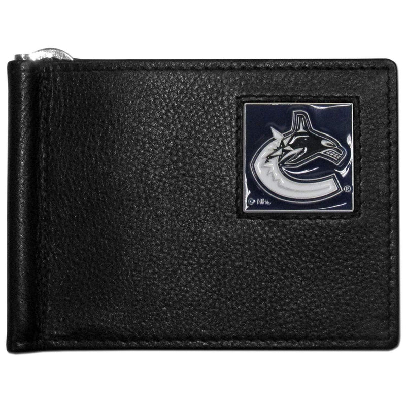 Wallets & Checkbook Covers NHL - Vancouver Canucks Leather Bill Clip Wallet JM Sports-7
