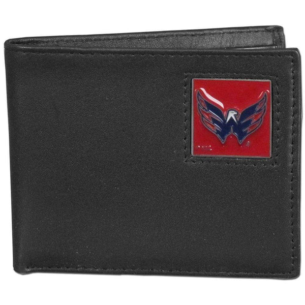 Wallets & Checkbook Covers NHL - Washington Capitals Leather Bi-fold Wallet Packaged in Gift Box JM Sports-7