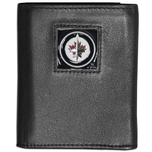 Wallets & Checkbook Covers NHL - Winnipeg Jetsª Leather Tri-fold Wallet JM Sports-7