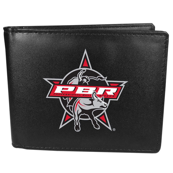 PBR Leather Bi-fold Wallet, Large Logo