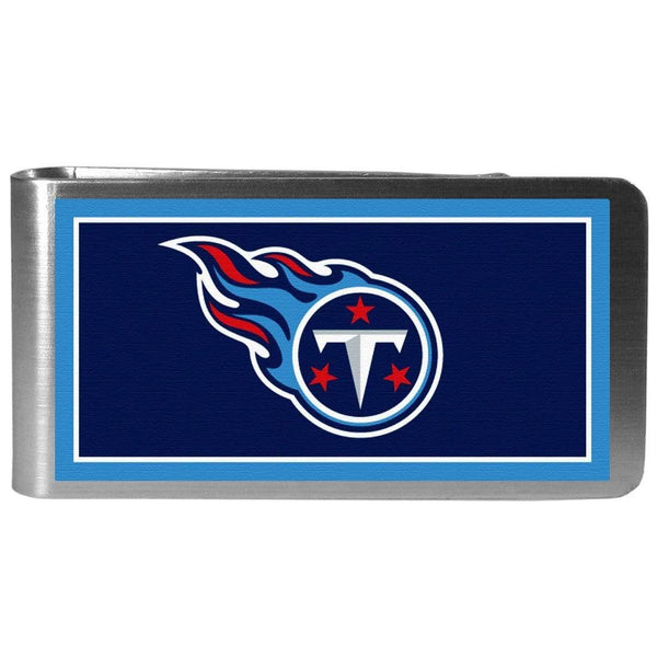 Wallets & Checkbook Covers Tennessee Titans Steel Logo Money Clips SSK-Sports
