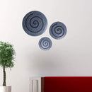 Walls Bedroom Wall Decor - 1" x 14" x 14" Sandstone, Round - Wall Decor With Glass Pieces HomeRoots