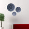 Walls Bedroom Wall Decor - 1" x 14" x 14" Sandstone, Round - Wall Decor With Glass Pieces HomeRoots
