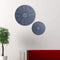 Walls Bedroom Wall Decor - 1" x 19" x 19" Sandstone, Fine Polished, Round with Stardust Pebble Finish - Wall Decor HomeRoots
