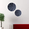 Walls Bedroom Wall Decor - 1" x 19" x 19" Sandstone, Fine Polished, Round with Stardust Ribbed Finish - Wall Decor HomeRoots