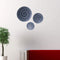Walls Bedroom Wall Decor - 1" x 19" x 19" Sandstone, Round, Glass Pieces - Wall Decor HomeRoots