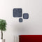 Walls Bedroom Wall Decor - 1" x 20" x 20" Sandstone, Ribbed Concave, Square - Wall Decor HomeRoots