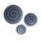 Walls Bedroom Wall Decor - 1" x 28" x 28" Sandstone, Fine Polished, Round with Glass Pieces - Wall Decor HomeRoots