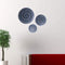 Walls Bedroom Wall Decor - 1" x 28" x 28" Sandstone, Fine Polished, Round with Glass Pieces - Wall Decor HomeRoots