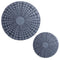 Walls Bedroom Wall Decor - 1" x 28" x 28" Sandstone, Round, Stardust Pebble Finish - Wall Decor HomeRoots
