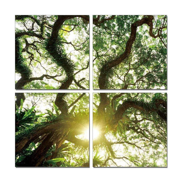 Walls Canvas Wall Art - 24" Canvas 4 Panels Color Photo HomeRoots