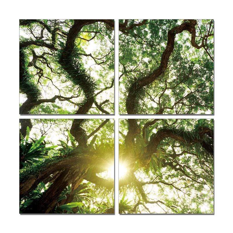 Walls Canvas Wall Art - 24" Canvas 4 Panels Color Photo HomeRoots