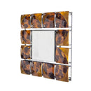 Walls Decorative Wall Mirrors - 17'.5" X 17'.5" X 1'.75" Gold Metal, Glass Hanging Wall Mirror HomeRoots