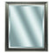 Walls Decorative Wall Mirrors - 24" X 28" Gunmetal Gray Frame Beveled Mirror HomeRoots