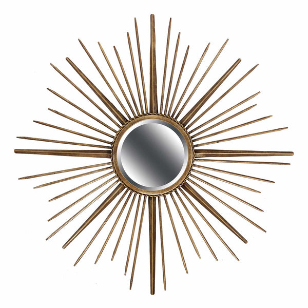 Walls Decorative Wall Mirrors - 27" X 27" Sunburst Mirror HomeRoots