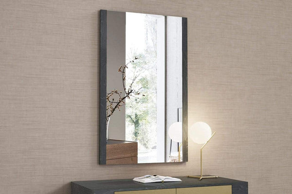 Walls Decorative Wall Mirrors - 30" X 1" X 48" Grey. Glass Mirror HomeRoots