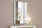 Walls Decorative Wall Mirrors - 30" X 1" X 48" White Glass Mirror HomeRoots
