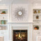 Walls Decorative Wall Mirrors - 35.5" X 2" X 34.5" Bronze Solid Metal Mirror With Small Mirrors HomeRoots