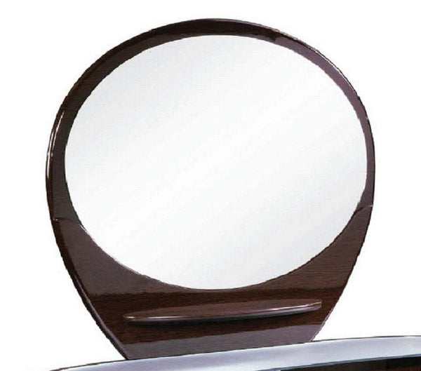 Walls Decorative Wall Mirrors - 47" X 6" X 39" Wenge Mirror HomeRoots