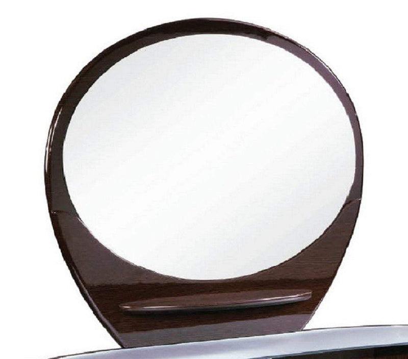 Walls Decorative Wall Mirrors - 47" X 6" X 39" Wenge Mirror HomeRoots
