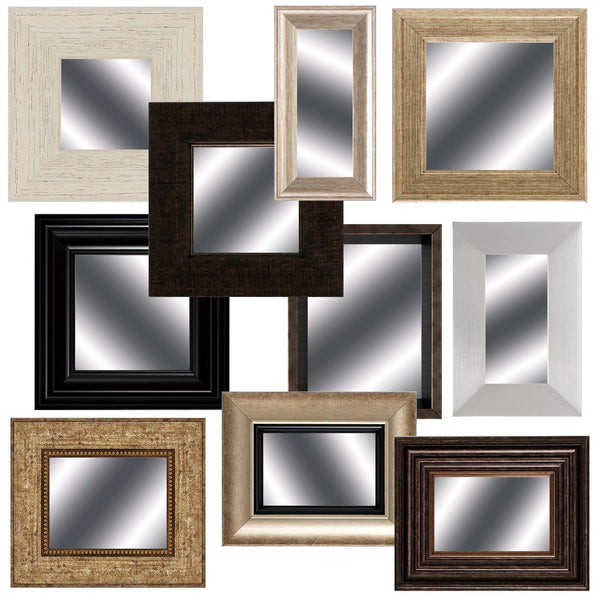 Walls Decorative Wall Mirrors - Mirror Assortment (Set of 10) HomeRoots