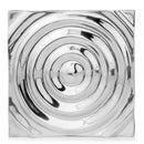 Walls Dining Room Wall Decor - 1.5" x 19.5" x 19.5" Buffed, Large, Rippled - Wall Tile HomeRoots