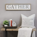 Walls Dining Room Wall Decor - 31.5" X 1.18" X 7.87" Natural Wood Gather Wall Decor HomeRoots