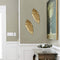 Walls Dining Room Wall Decor - 8.46" X 1.77" X 21.06" Gold Elegant Leaf Wall Decor HomeRoots