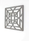 Walls Living Room Wall Decor - 1.25" x 23.25" x 23.25" Gray, Mirrored, Square, Wooden - Wall Decor HomeRoots