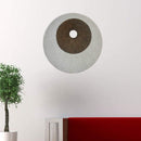 Walls Living Room Wall Decor - 1" x 14" x 14" Brown & Gray, Round, Ribbed - Wall Decor HomeRoots
