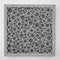 Walls Living Room Wall Decor - 1" x 17" x 17" Brown, Sandstone, Square, Bubble Design - Wall Decor HomeRoots