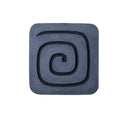 Walls Living Room Wall Decor - 1" x 19" x 19" Sandstone, Fine Polished, Square with Circles - Wall Decor HomeRoots