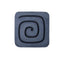 Walls Living Room Wall Decor - 1" x 19" x 19" Sandstone, Fine Polished, Square with Circles - Wall Decor HomeRoots