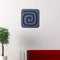 Walls Living Room Wall Decor - 1" x 19" x 19" Sandstone, Fine Polished, Square with Circles - Wall Decor HomeRoots