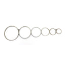 Walls Living Room Wall Decor - 12" x 47" x 1" Silver, Bubble-Like Circles, Mirror - Wall Decor HomeRoots