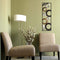 Walls Metal Wall Decor - 12" X 0.75" X 36" Metallic Geometric Panel Wall Decor HomeRoots