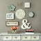 Walls Metal Wall Decor - 13" X 0.5" X 13" Small White Medallion Wall Decor HomeRoots