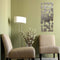 Walls Metal Wall Decor - 14" X 1.25" X 32.25" Champagne Geometric Tiles Wall Decor HomeRoots