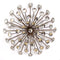 Walls Metal Wall Decor - 16" X 1.5" X 16" Gold Acrylic Burst Wall Decor HomeRoots
