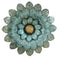 Walls Metal Wall Decor - 16" X 1.75" x 16" Blue Morning Glory Flower Wall Decor HomeRoots