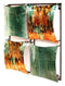 Walls Metal Wall Decor - 16" X 2" X 16" Turquoise, Copper And Bronze Metal 4-Panel Square Wall Decor HomeRoots