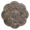 Walls Metal Wall Decor - 18" X 0.5" X 18" Brown Rustic Bronze Medallion Wall Decor HomeRoots