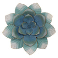 Walls Metal Wall Decor - 21.26" X 2.36" X 21.26" Blue Metal Wall Decor HomeRoots