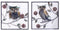 Walls Metal Wall Decor 22" X 6" X 23" Metallic Multi-Color Metal Garden Roosters And Sunflowers Square Wall Panel Set 9806 HomeRoots